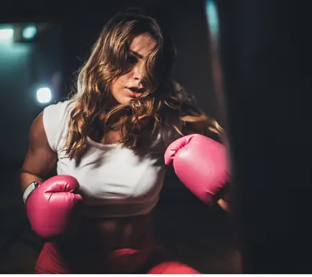 Punching Bag Benefits include  Improving Speed and Agility